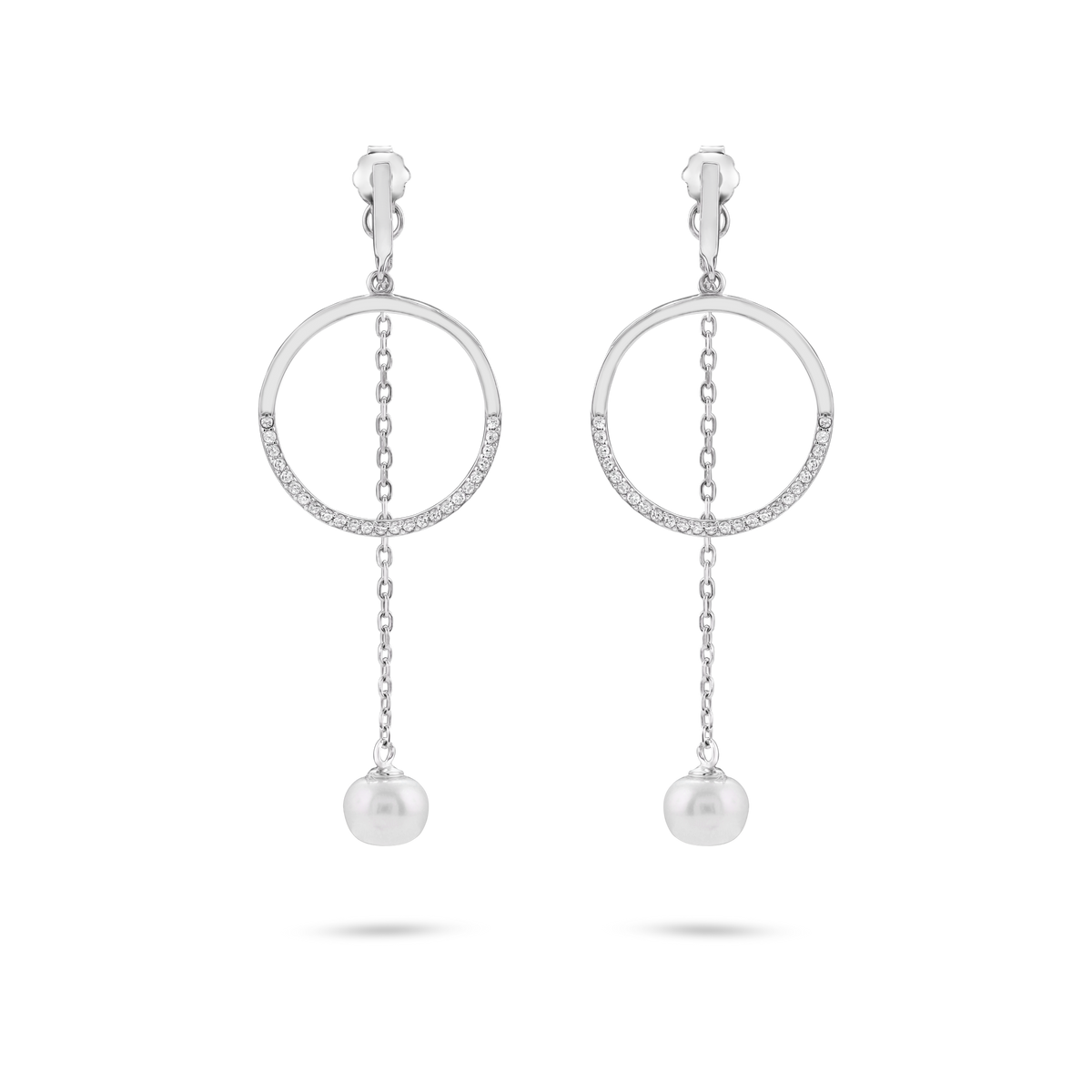 Pure Loop Drops Silver Earrings for Women | 925 Sterling – Koura Silver