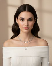 Koura Silver Dewline Necklace