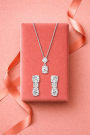 Orbit Solitaire Pendant Set