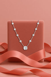 Luna Solitaire Necklace