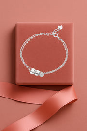 Silver Disc Bracelet