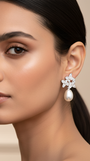 Koura Halo Bloom Earrings