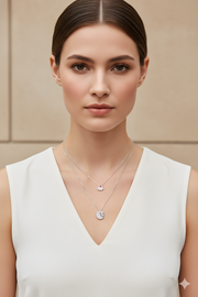 Koura Shimmer Loop Necklace