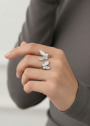 Koura Love Butterfly Ring