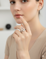 Koura Silver Butterfly Ring