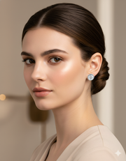 Koura Silver Swan Earrings