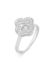 Flowerline Silver Ring