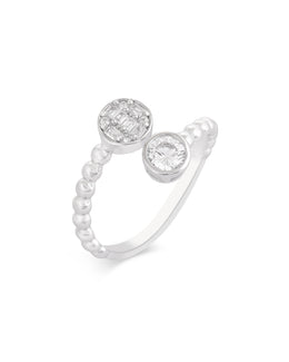 Solitaire Sleek Crest Ring