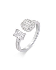 Solitaire Ivy Halo Ring
