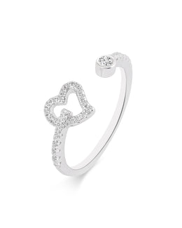 Heartline Sculpt Ring