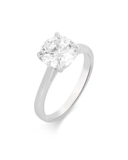 Solitaire Crystal Ring