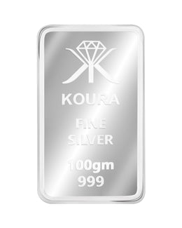 999  Silver Bar - 100 gram