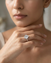 Flowerline Silver Ring