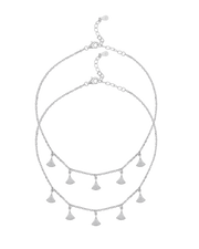 Curved Triangle Anklet