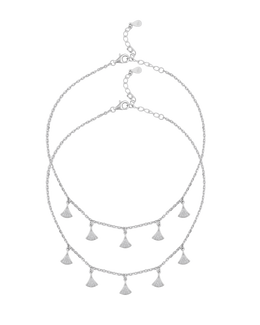 Curved Triangle Anklet