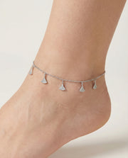 Curved Triangle Anklet