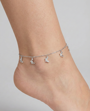 Butterfly Accent Anklet