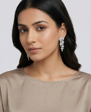 Floral Cascade Drop Earrings