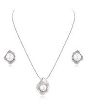 Pearl Contour Pendant Set