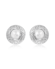 Pearl Enclosed Pendant Set
