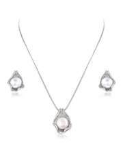 Pearl Setting Pendant Set