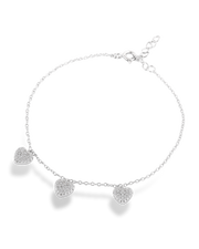 Triple Heart Bracelet