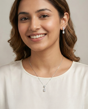 Orbit Solitaire Pendant Set