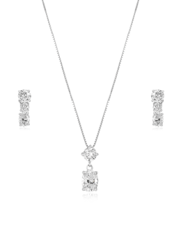 Orbit Solitaire Pendant Set