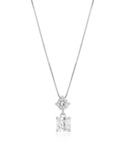Dual Solitaire Pendant Set