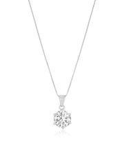 Essential Round Solitaire Pendant Set