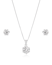 Essential Round Solitaire Pendant Set
