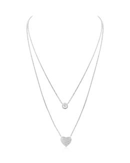 Heart Halo Necklace
