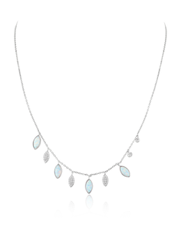 Pearl Cluster Necklace