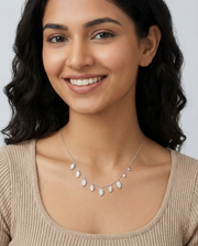 Pearl Cluster Necklace