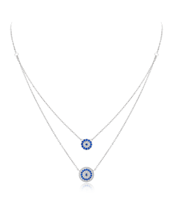 Dual Evil Eye Necklace