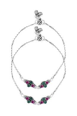 Oxidised Sable Anklet