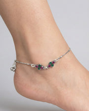 Oxidised Sable Anklet