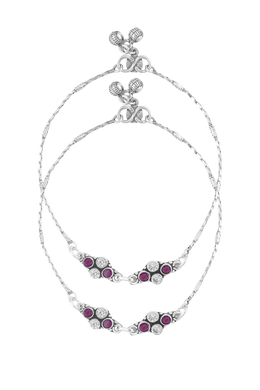 Oxidised Vesper Anklet