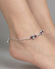 Oxidised Vesper Anklet