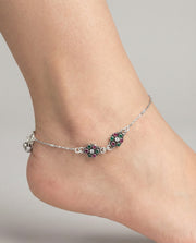Oxidised Noirelle Anklet
