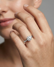 Solitaire Crystal Ring