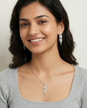 Sculpted Layers Pendant Set