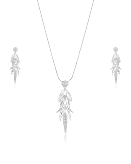 Sculpted Layers Pendant Set