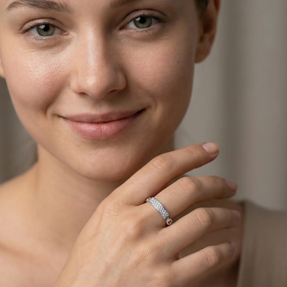 Ridge Sterling Silver Ring | Premium Finish – Koura Silver