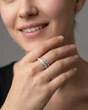 double-band open ring