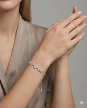 Laurel Solitaire Bracelet