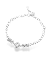 Laurel Solitaire Bracelet