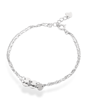 Silver Disc Bracelet