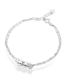 Silver Disc Bracelet
