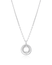 Interlinked Circle Pendant Set
